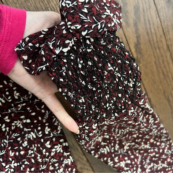 Michael Kors Red, Black and White Long Sleeve Dress - Picture 6 of 8